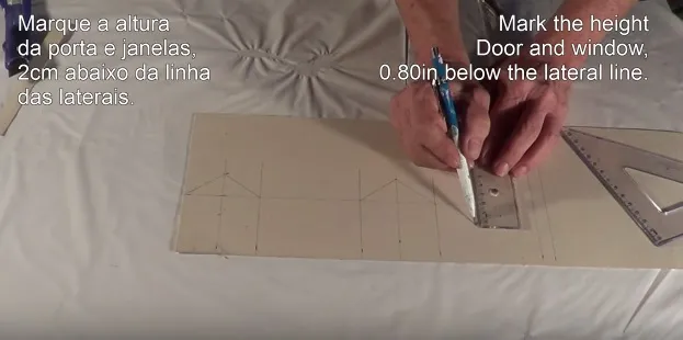 Làm mô hình nhà bằng giấy