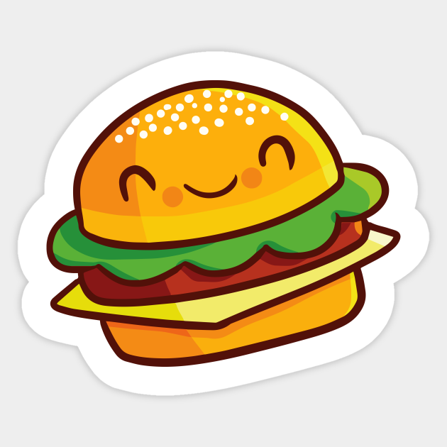hình vẽ sticker đồ ăn