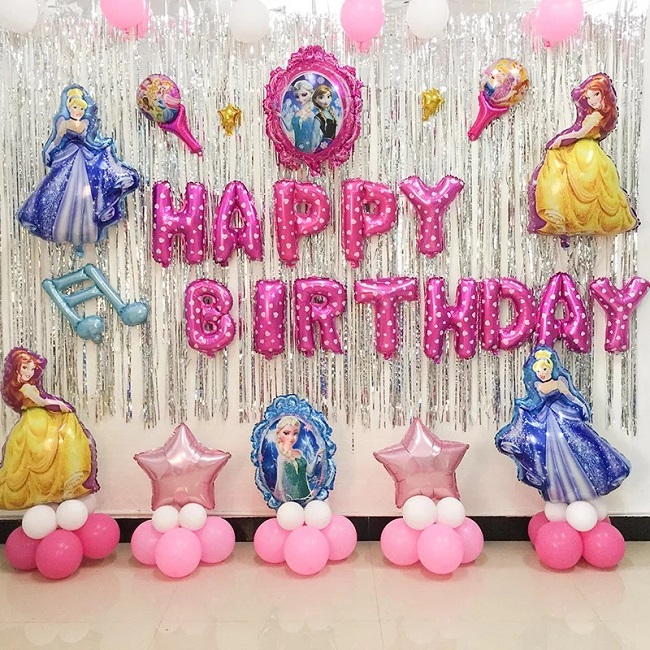Cách trang trí sinh nhật đơn giản tại nhà bằng phông nền trang trí sinh nhật