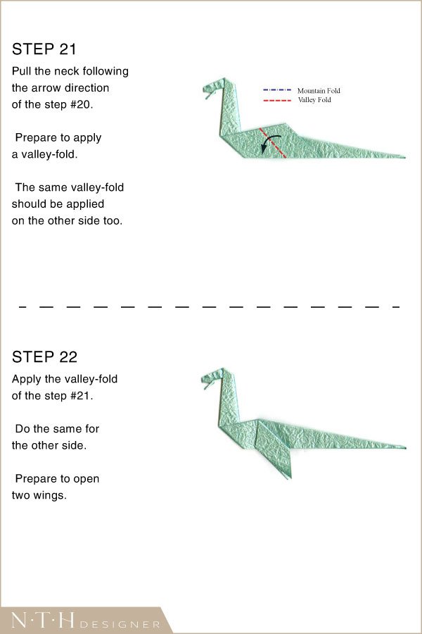 Hướng dẫn cách gấp con rồng bằng giấy Origami - Hình 11