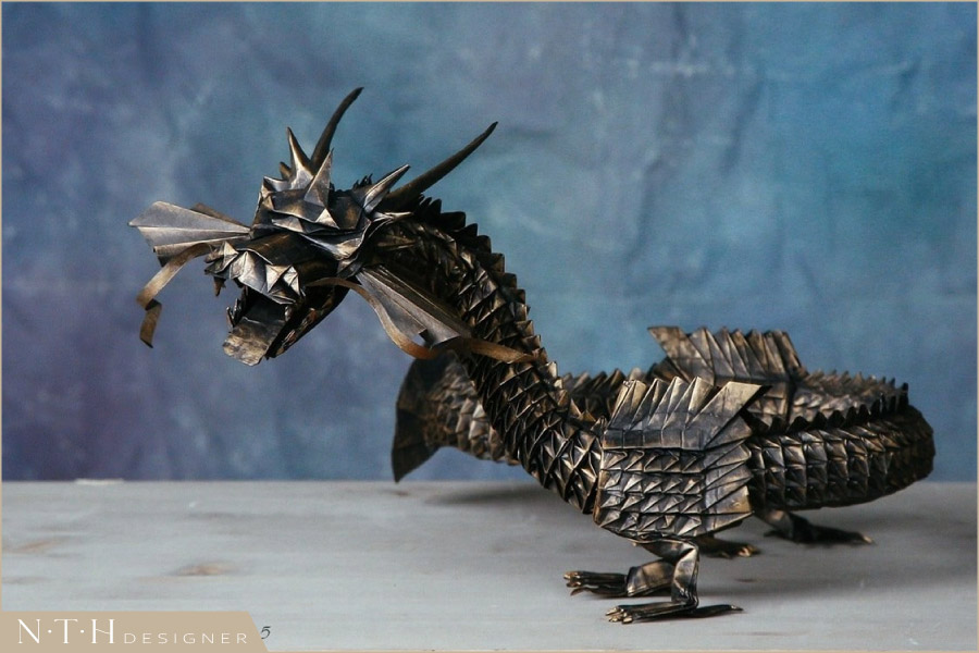 Mẫu Xếp Giấy Origami Rồng Nhật Bản - - Chinese Dragon Thiết kế bởi MiKiller