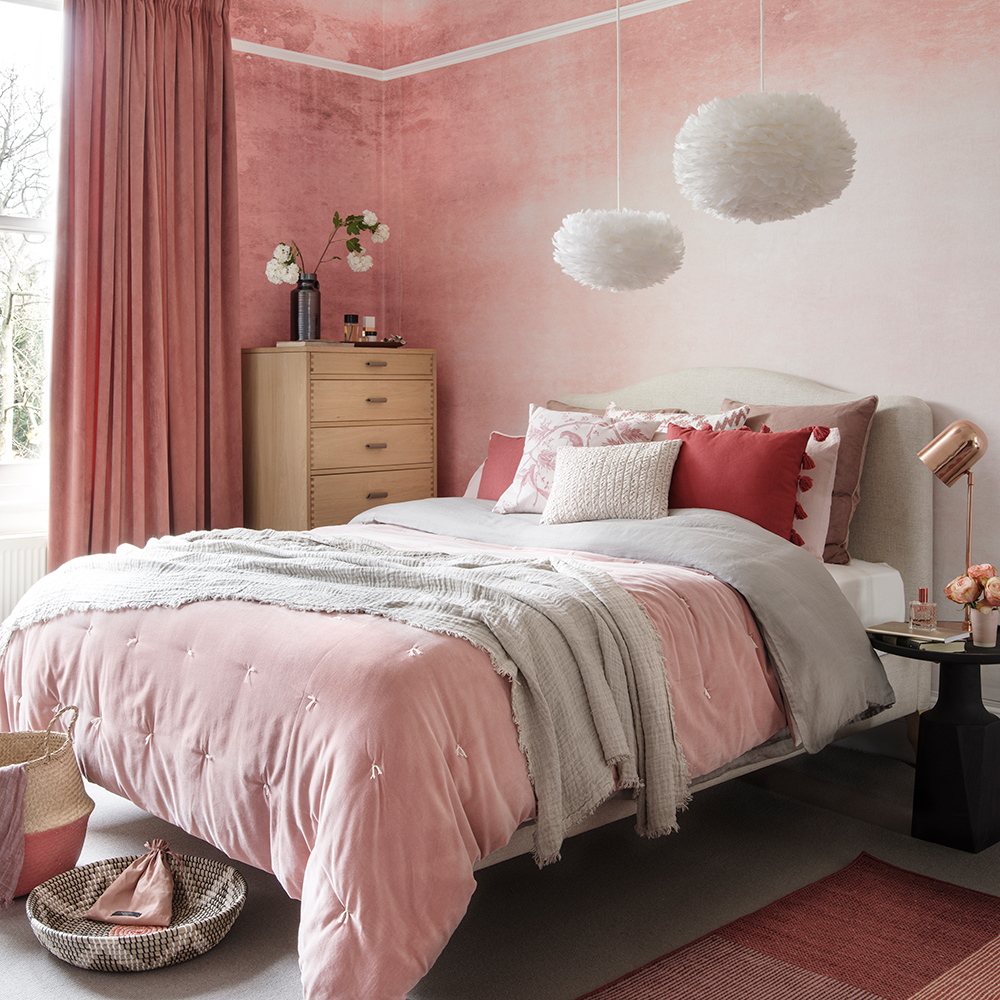 phòng ngủ hồng