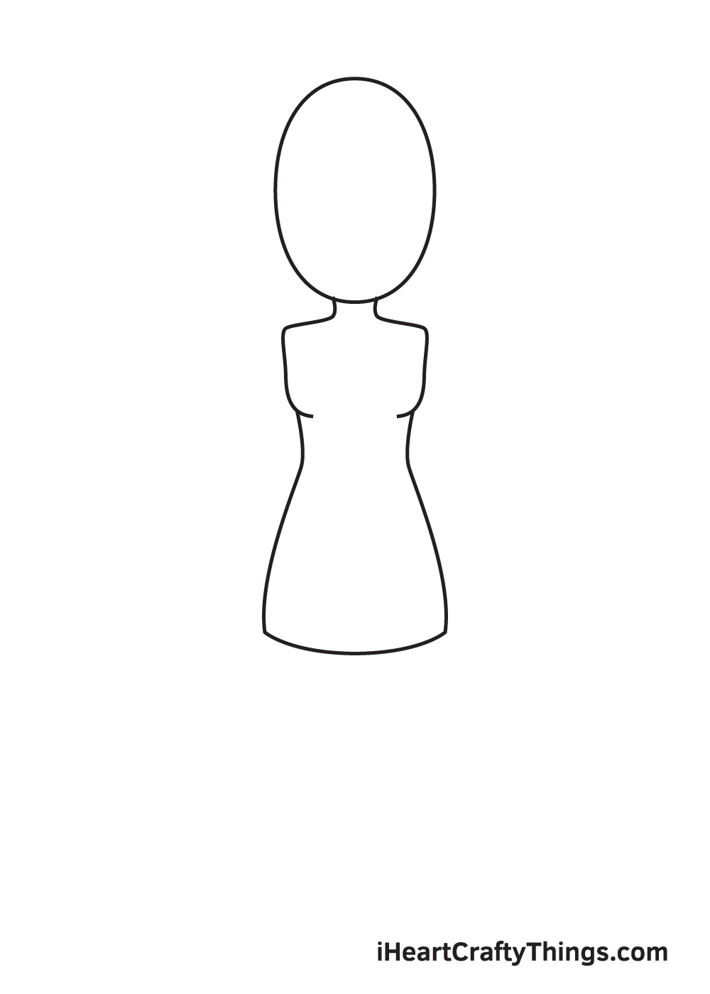 Woman DRAWING – STEP 3 - Hướng dẫn chi tiết cách vẽ cô gái đơn giản với 9 bước cơ bản