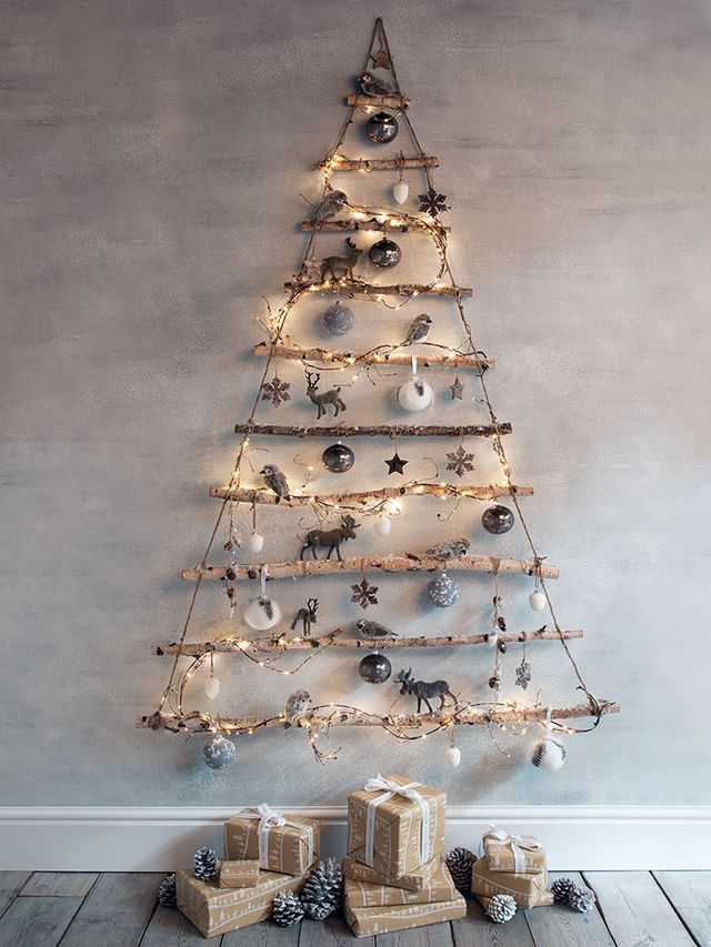 Cách làm cây thông Noel bằng cây khô đẹp mà đơn giản
