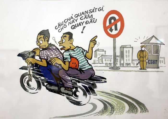 Bức tranh về đề tài an toàn giao thông