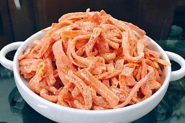 cách làm mứt cà rốt không cần phèn chua