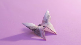 hướng dẫn cách gấp con bướm bằng tiền giấy đơn giản và đẹp