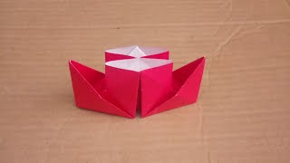 Paper ship - hướng dẫn gấp tàu thủy thật đơn giản - YouTube