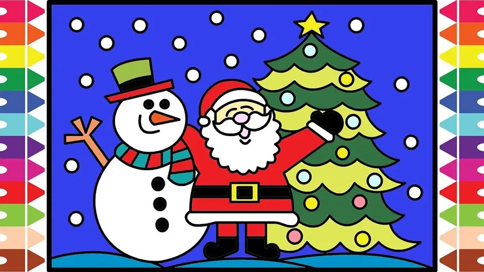 Người tuyết và ông già Noel là 2 nhân vật quen thuộc mùa Noel