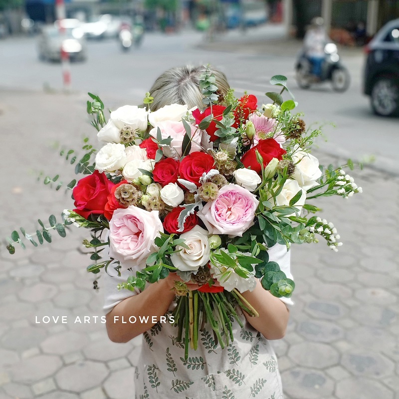 Top 5 mẫu hoa mang đậm không khí giáng sinh tại Love Arts Flowers