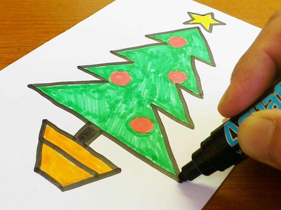 Bạn muốn học cách vẽ cây thông Noel tuyệt đẹp như một nghệ sĩ lão luyện? Chúng tôi cung cấp cho bạn các bước vẽ đơn giản và dễ hiểu, bạn chỉ việc chuẩn bị giấy vẽ và bút chì. Chơi với màu sắc và các chi tiết, bạn sẽ có một bức tranh tuyệt đẹp và tạo nên không khí Giáng sinh đầy lãng mạn.