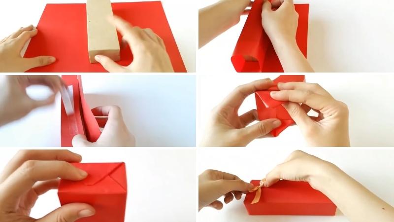 Cách gói quà sinh nhật bằng giấy a4