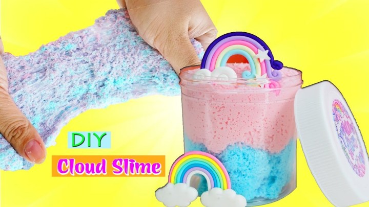 Step 7: Cách làm slime mây mềm, xốp mịn bằng sữa tắm cực đơn giản tại nhà