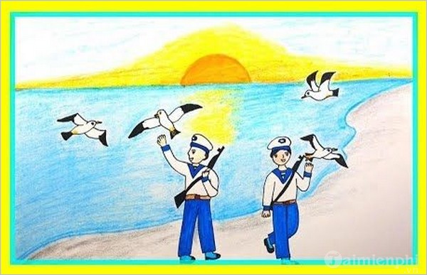 99 Cách Vẽ Chú Bộ Đội Tranh Đơn Giản Mà Đẹp Ý Nghĩa Vô Cùng  Biển Đông  Edu
