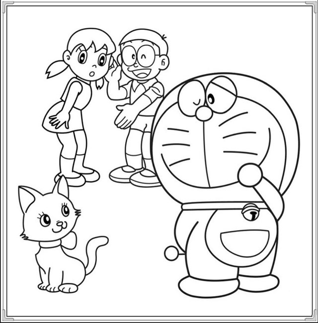 Ausmalbilder Doraemon