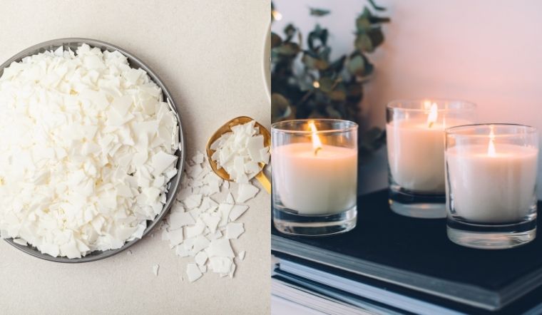 Show your talent for making scented candles from soy wax very easily