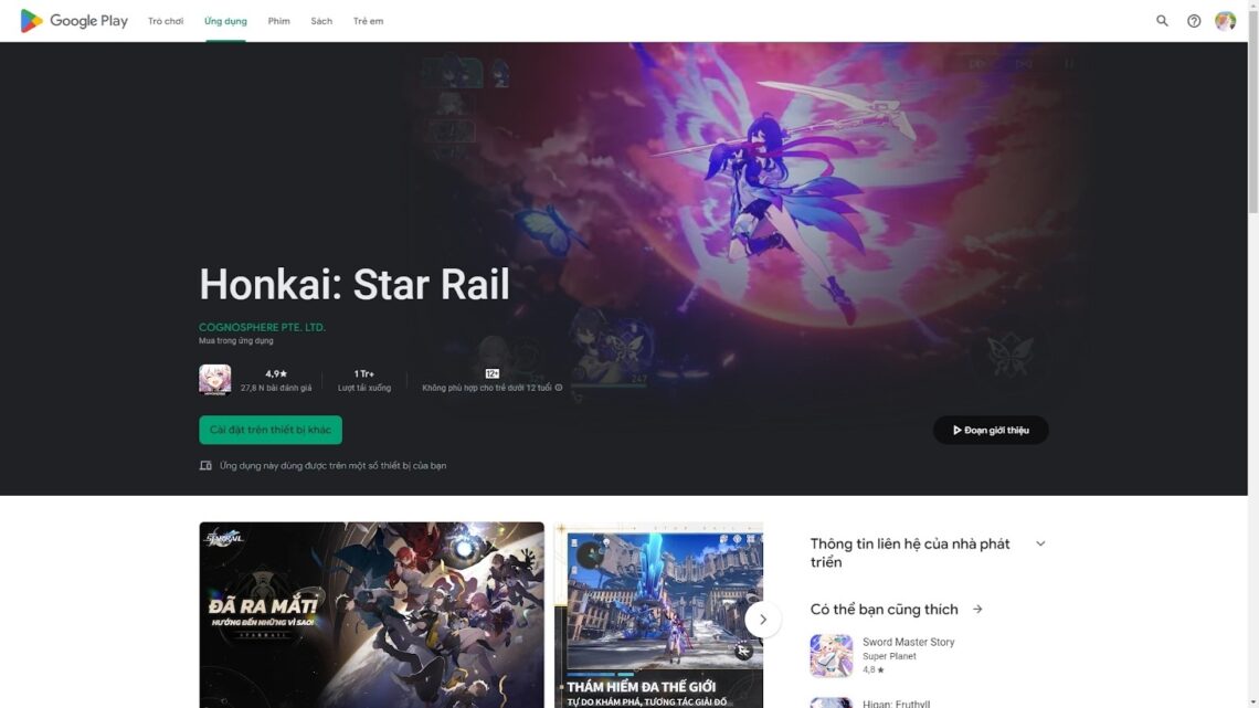 tải Honkai Star Rail trên Android 