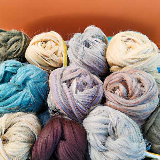 Một số loại sợi len đầy màu sắc để đan các kiểu khăn đẹp