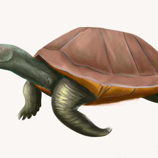Bức vẽ chân thật về con rùa trong chuyển động