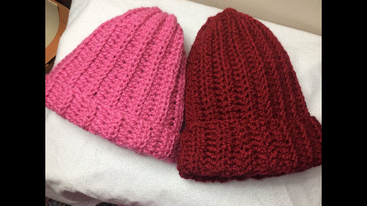 Móc mũ len cho cả nam và nữ - How to crochet a hat for women and Men - YouTube
