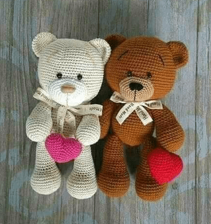 115 Hướng dẫn móc gấu bằng len size to cho các bé - Đan Móc Len Theo Mẫu