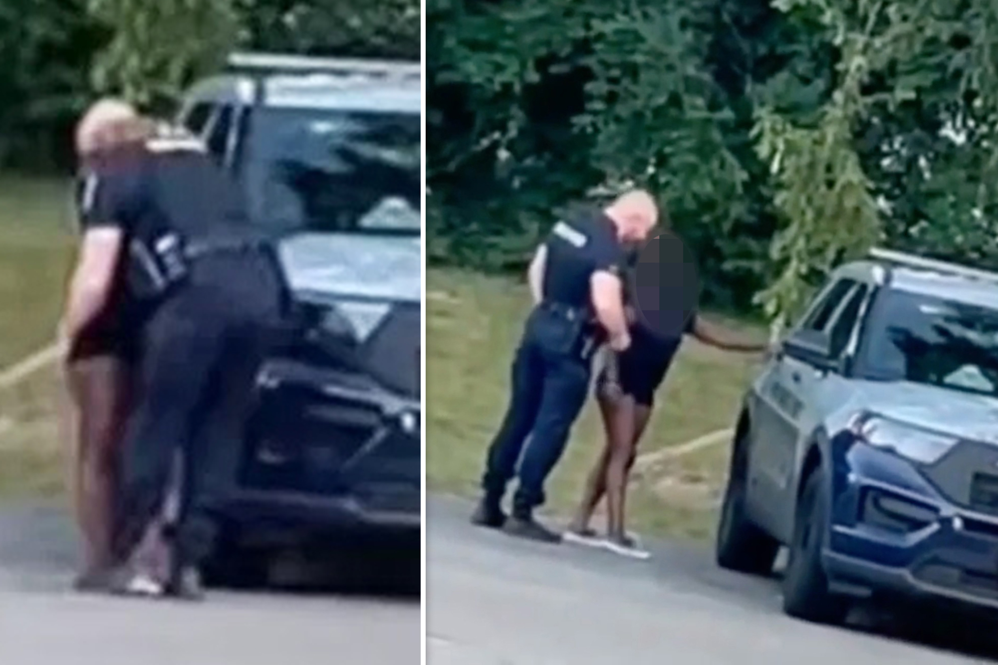Maryland police officer viral video