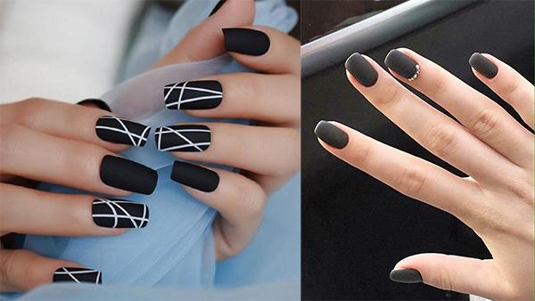 Kiểu nail màu đen: Mang đến cho người dùng những kiểu nail màu đen đầy phong cách và cuốn hút, chúng tôi sẽ giúp bạn tạo được vẻ ngoài thật bắt mắt và ấn tượng. Với những kiểu nail màu đen đa dạng và sáng tạo của chúng tôi, bạn chắc chắn sẽ tìm thấy phong cách ưa thích của mình.