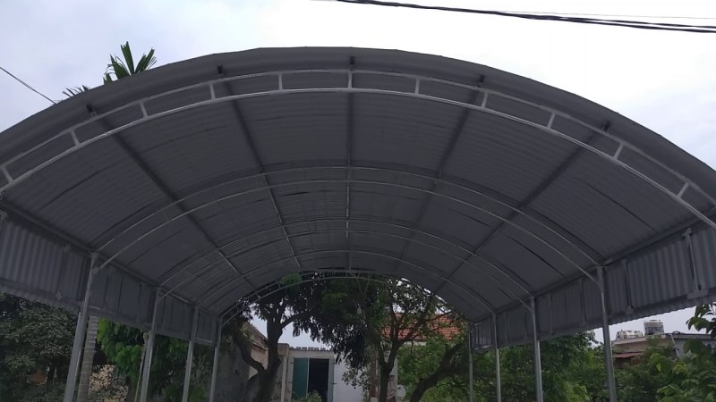 Thiết kế thi công mái vòm quận 10 giá rẻ, mới nhất 2022 - Mái xếp Sài Gòn